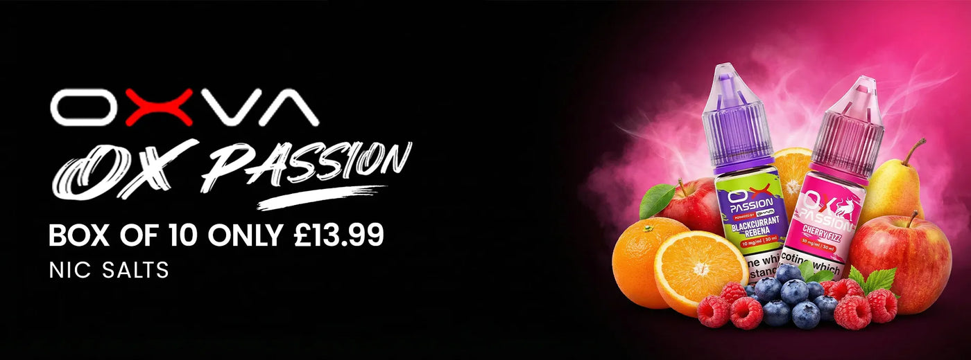 Ox Passion Nic Salt banner image desktop