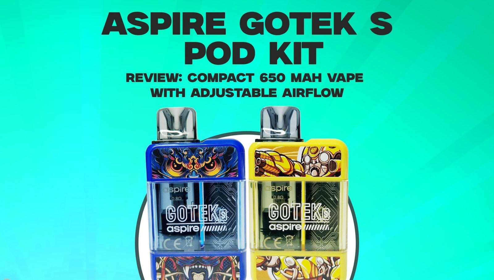 Aspire Gotek S Compact Pod Kit with Style Aspire Gotek S Compact Pod Kit with Style