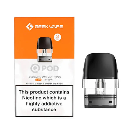 0.6OHM GeekVape Q Replacement Pods -Vape Universe