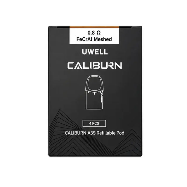 0.8 ohm Uwell Caliburn A3S Replacement Pod - Vape Universe
