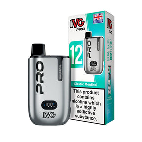 IVG Pro 12 Prefilled Pod Vape Kit - Classic-Menthol