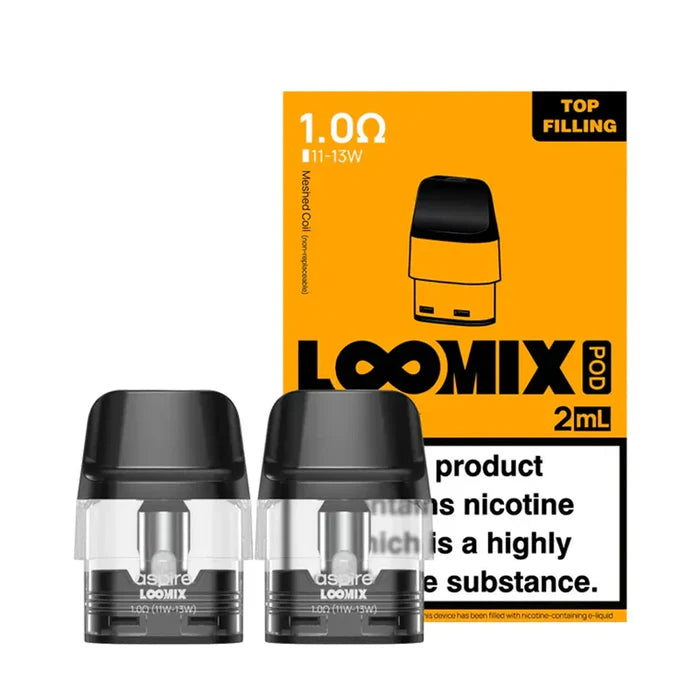 1.0 ohm Aspire Loomix Replacement Pods - Vape Universe