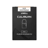1.0 ohm Uwell Caliburn A3S Replacement Pod - Vape Universe
