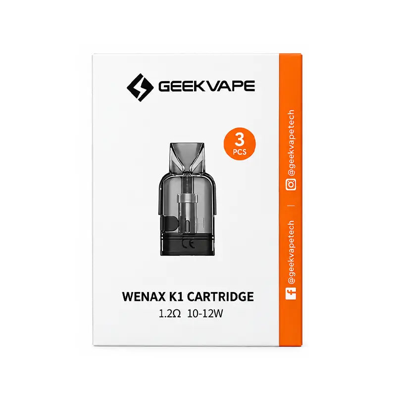 1.2 ohm GeekVape Wenax K1 V2/SE Replacement Pods - Vape Universe