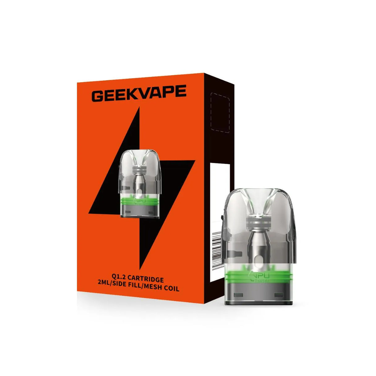 1.2ohm side fill 2ml Geekvape Q V2 Replacement Pod - Vape Universe
