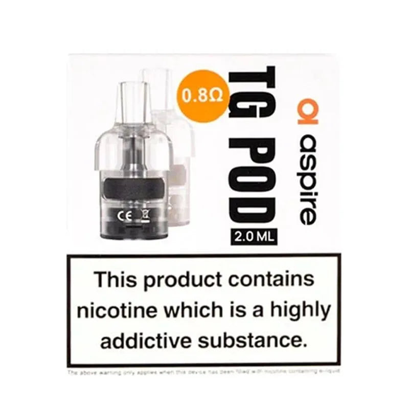 Aspire TG Replacement Pods 0.8ohm- vape Universe