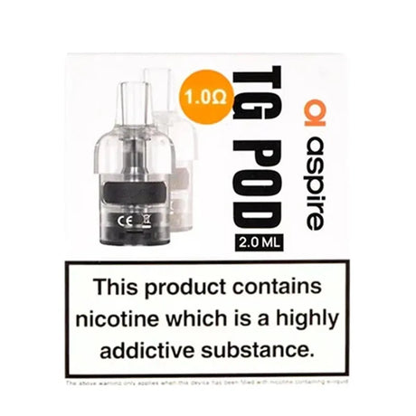 Aspire TG Replacement Pods 1.0ohm - Vape Universe