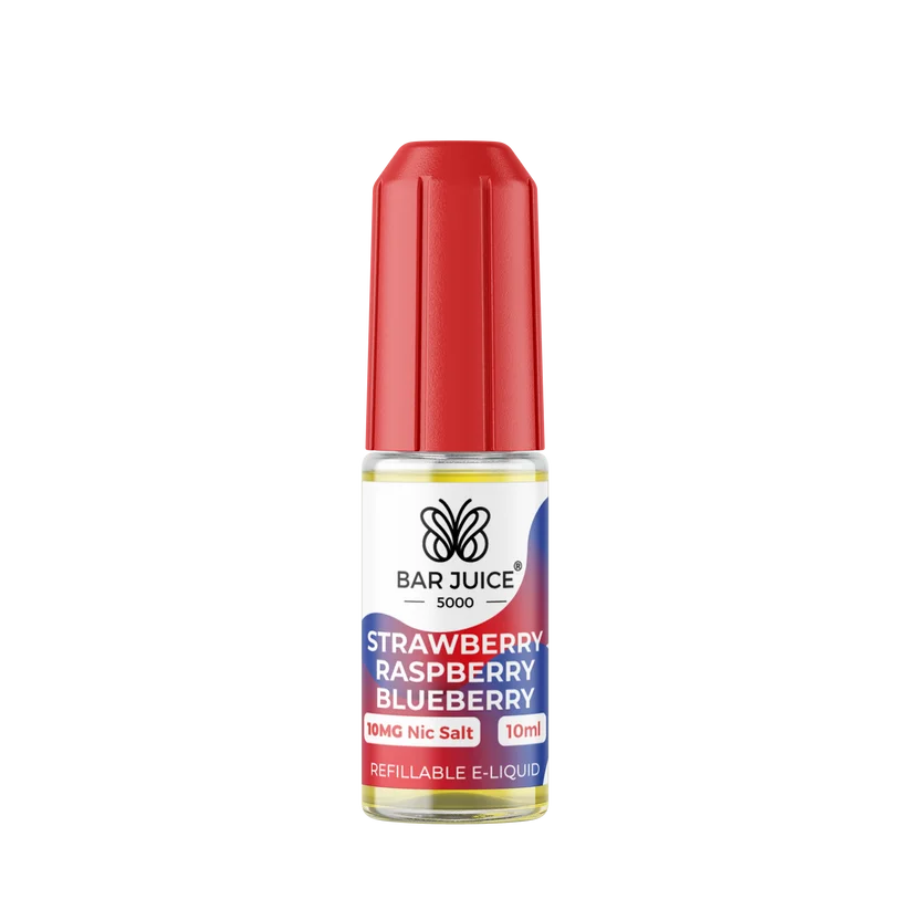 Bar Juice 5000 Strawberry Raspberry Blueberry Saltnic Vape Juice