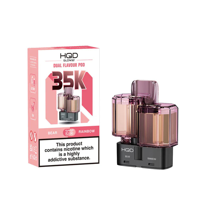 Bear / Rainbow HQD Glow Air 35K Refill Pack

