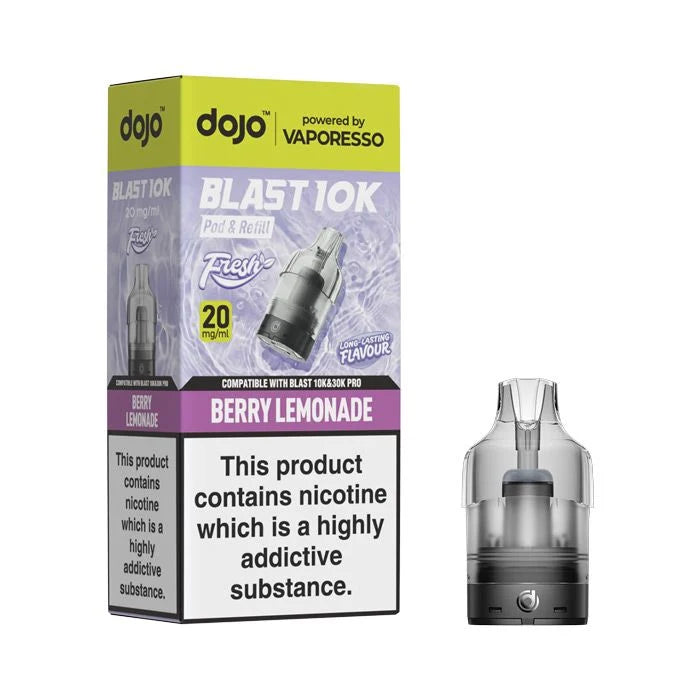 Berry Lemonade Vaporesso Dojo Blast 10K Fresh Refill Pack – Vape Universe