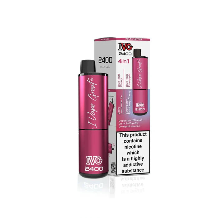 Berry lemonade ice IVG 2400 Prefilled Pod Kit

