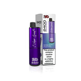  Black current Menthol IVG 2400 Prefilled Pod Kit
