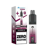 Blackberry Ice Hayati Pro Max Plus 6K 0 Nicotine Pod Kit Vape Universe
