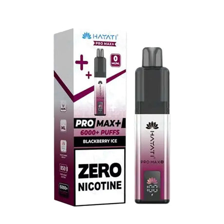 Blackberry Ice Hayati Pro Max Plus 6K 0 Nicotine Pod Kit Vape Universe
