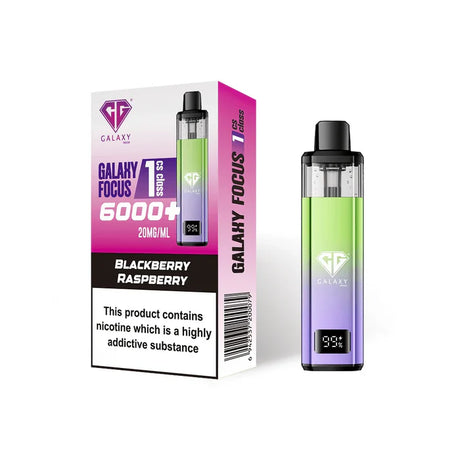 Blackberry Raspberry Crystal Galaxy Focus 1 6000 Prefilled Pod Kit
