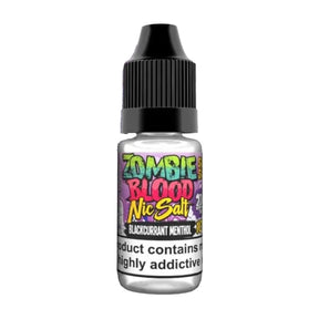Blackcurrant Menthol Zombie Blood Nic Salt E-liquid - 10ml
