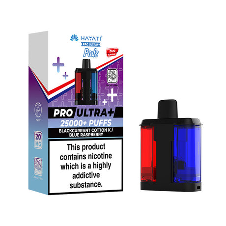 Hayati Pro Ultra Plus Refill Blackcurrant Cotton K & Blue Raspberry