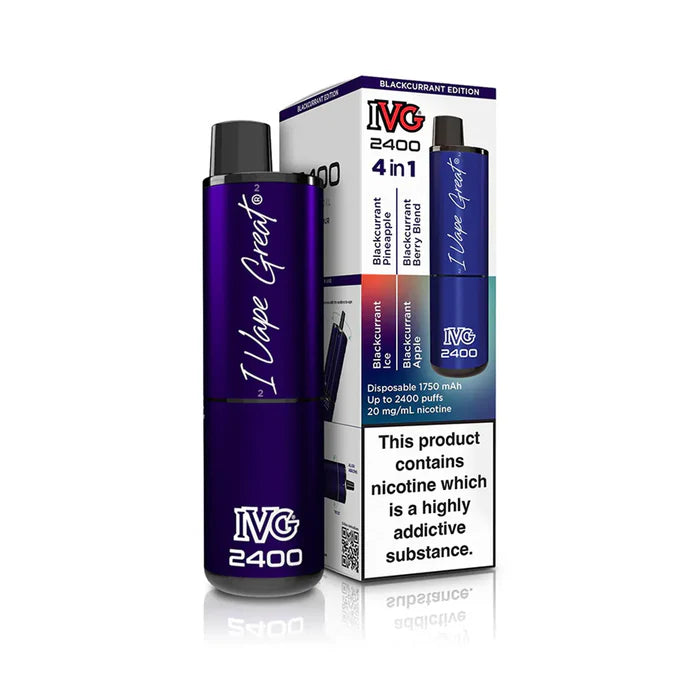 Blackcurrant Edition IVG 2400 Prefilled Pod Kit
