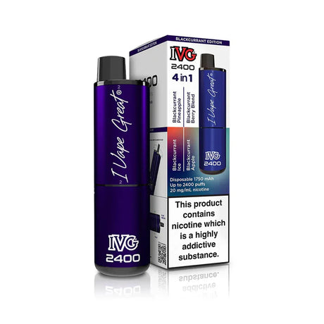 Blackcurrant Edition IVG 2400 Prefilled Pod Kit
