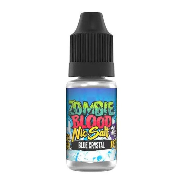 Blue Crystal Zombie Blood Nic Salt E-liquid - 10ml