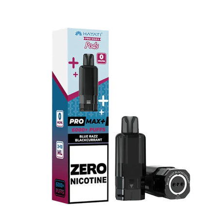 Blue Razz Blackcurrant Hayati Pro Max Plus 0 Nicotine Pods Vape Universe
