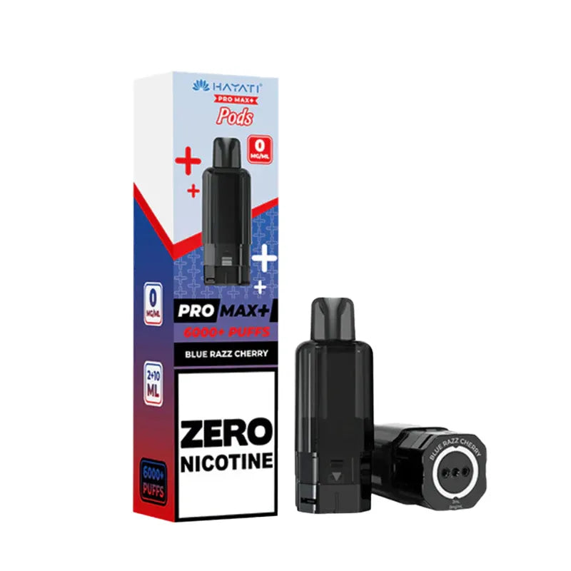 Blue Razz Cherry Hayati Pro Max Plus 0 Nicotine Pods Vape Universe

