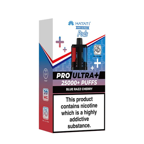 Blue Razz Cherry Hayati Pro Ultra Plus 25K Refill Pods Vape Universe
