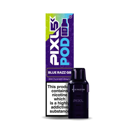 Blue Razz GB Pixl 5K Refill Pods - Vape Universe