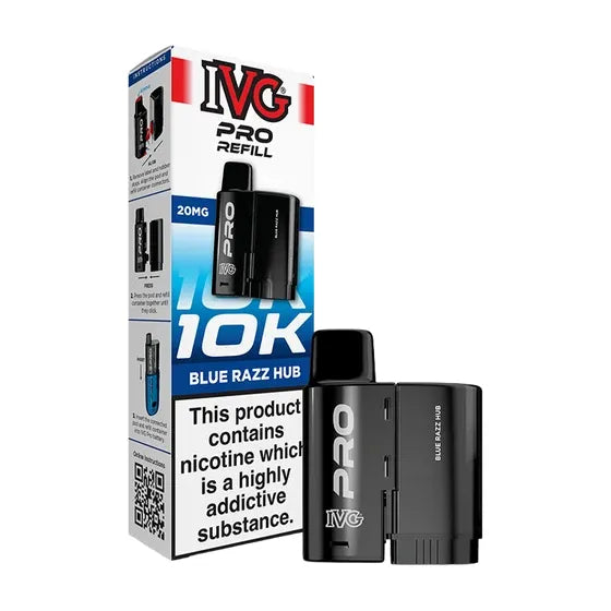 Blue Razz Hub IVG Pro 12 Prefilled Pods
