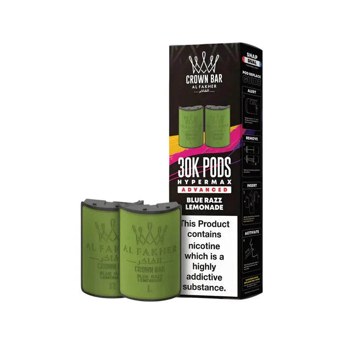 Blue Razz Lemonade Al Fakher Hypermax 30K Refill Pack
