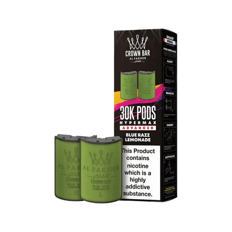 Blue Razz Lemonade Al Fakher Hypermax 30K Refill Pack
