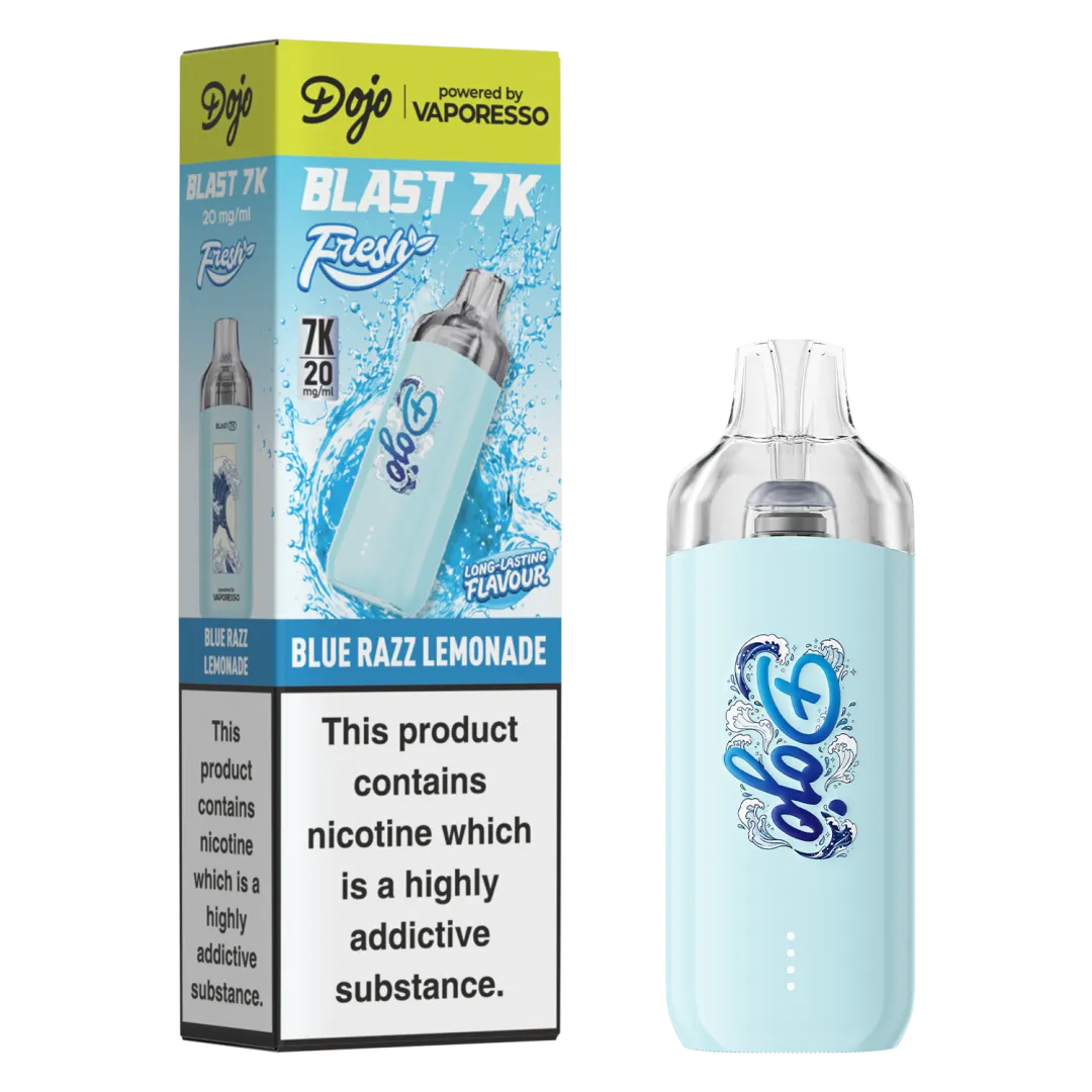 Blue Razz Lemonade Dojo Blast 7K Fresh Pod Kit Vape Universe