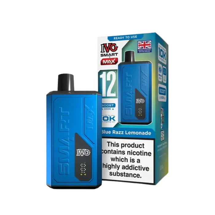 Blue Razz Lemonade IVG Smart Max Prefilled Vape Kit - Vape Universe