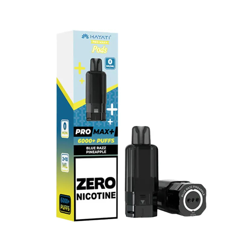 Blue Razz Pineapple Hayati Pro Max Plus 0 Nicotine Pods Vape Universe
