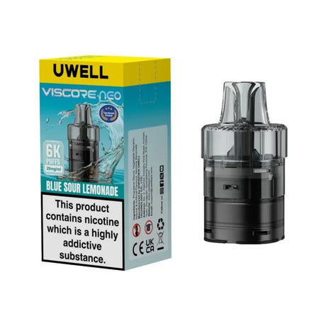 Blue Sour Lemonade Uwell Viscore Neo 6K Refill Pack – Vape Universe