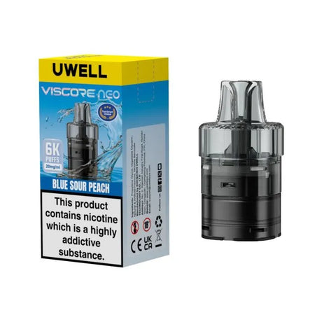 Blue Sour Peach Uwell Viscore Neo 6K Refill Pack – Vape Universe