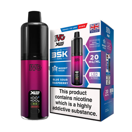 IVG XL 35K Prefilled Pod Kit Blue Sour Raspberry