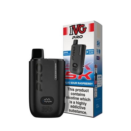 Blue Sour Raspberry IVG Pro 5K Pod Kit – Vape Universe