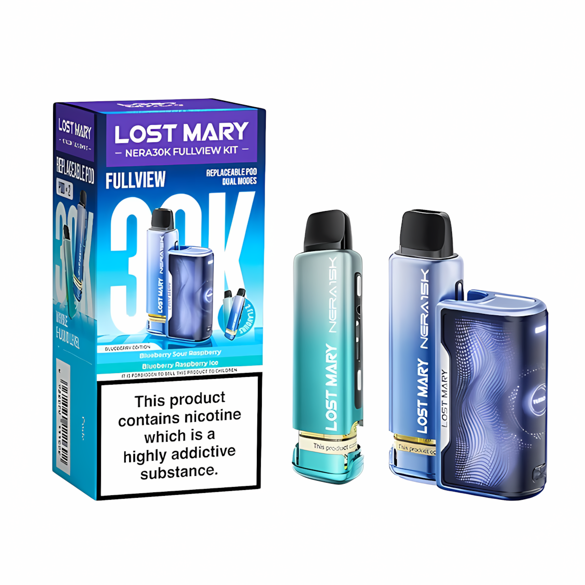 Lost Mary Nera 30K Fullview Pod Kit