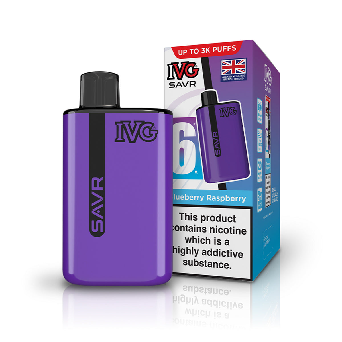 IVG SAVR Prefilled Puffs Vape Pod Kit