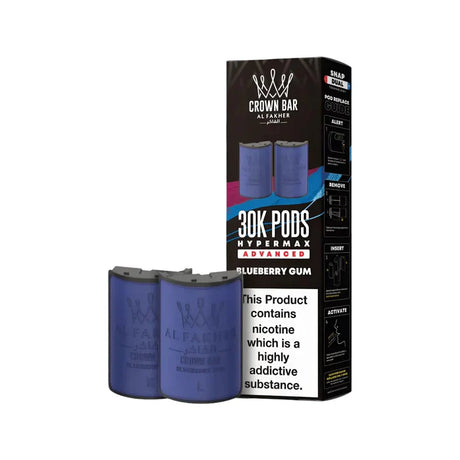 Blueberry Gum Al Fakher Hypermax 30K Refill Pack
