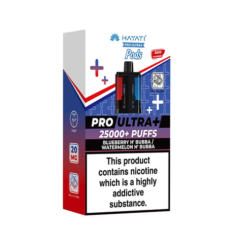 Blueberry H Bubba / Watermelon H Bubba Hayati Pro Ultra Plus 25K Refill Pods Vape Universe
