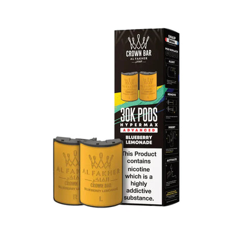 Blueberry Lemonade Al Fakher Hypermax 30K Refill Pack
