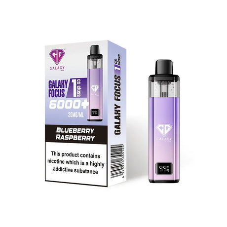 Blueberry Raspberry Crystal Galaxy Focus 1 6000 Prefilled Pod Kit
