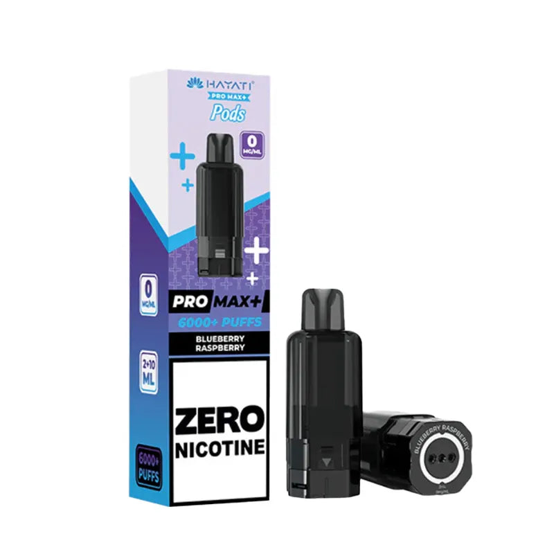 Blueberry Raspberry Hayati Pro Max Plus 0 Nicotine Pods Vape Universe

