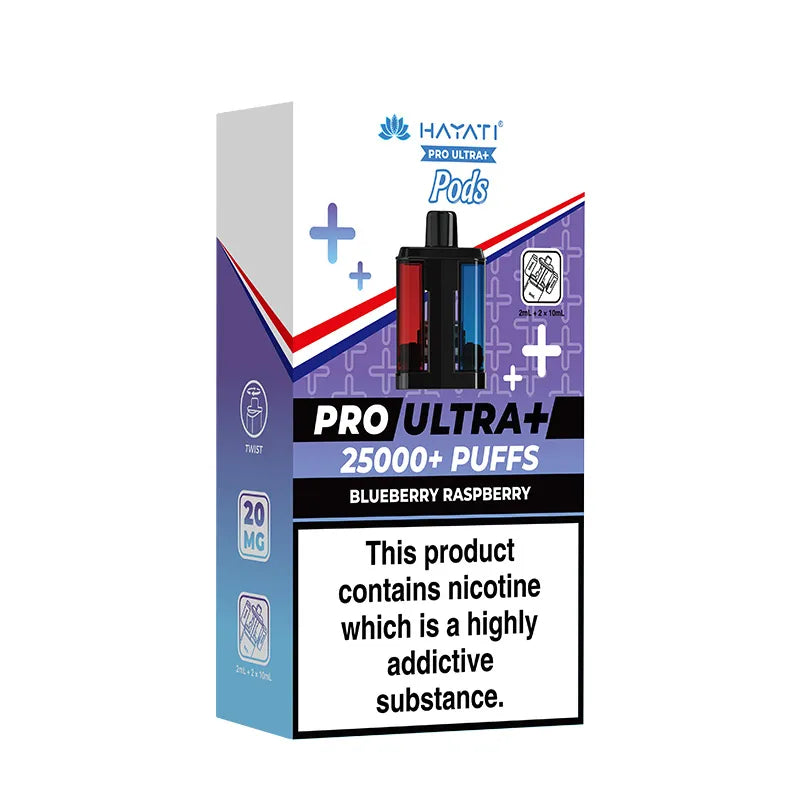 Blueberry Raspberry Hayati Pro Ultra Plus 25K Refill Pods Vape Universe
