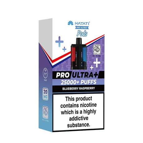 Blueberry Raspberry Hayati Pro Ultra Plus 25K Refill Pods Vape Universe
