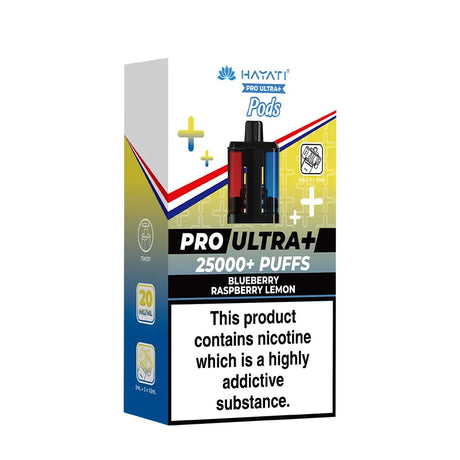 Blueberry Raspberry Lemon Hayati Pro Ultra Plus 25K Refill Pods Vape Universe
