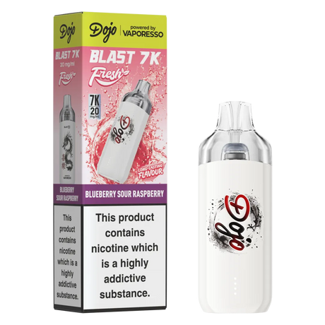 Blueberry Sour Raspberry Dojo Blast 7K Fresh Pod Kit Vape Universe