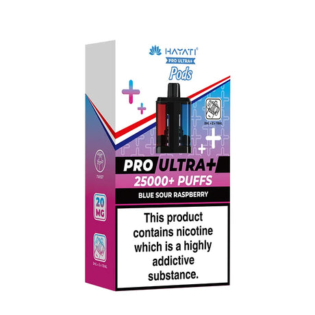 Blueberry Sour Raspberry Hayati Pro Ultra Plus 25K Refill Pods Vape Universe
